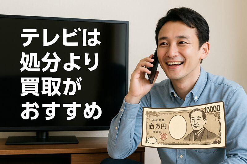 テレビは処分より買取がお得！おすすめのリサイクル方法