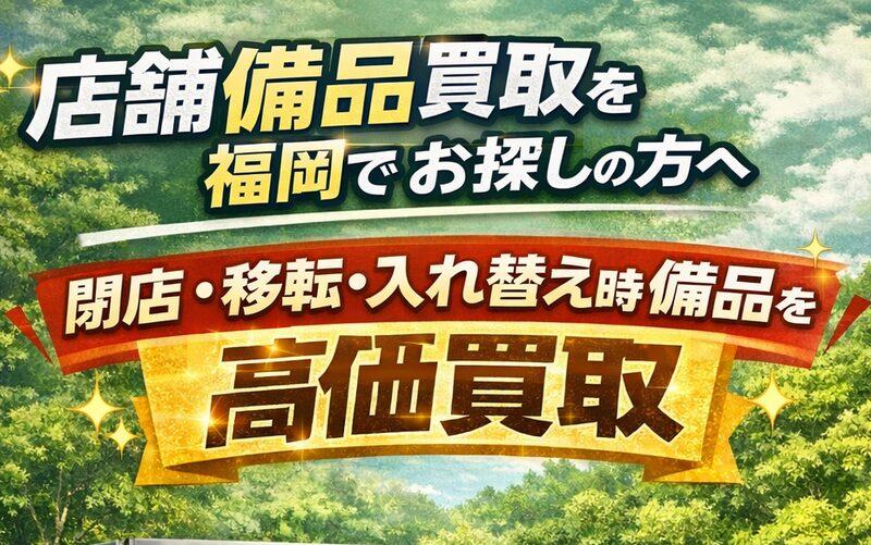 店舗備品買取福岡